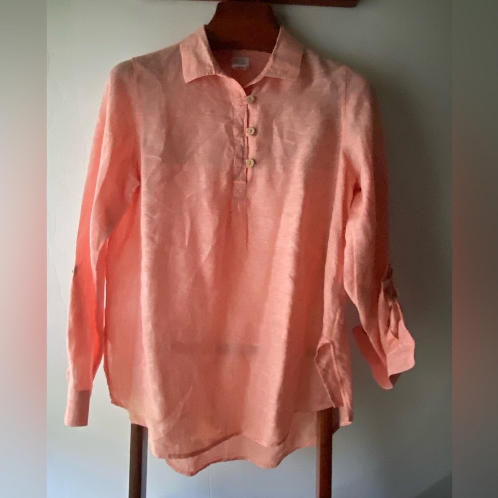 Sigrid Olsen 100% Linen Tunic‎ S
